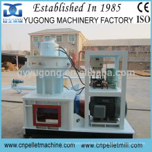 China Yugong auto lubrificação anel de camada dupla morrer biomassa madeira Pellet Machine